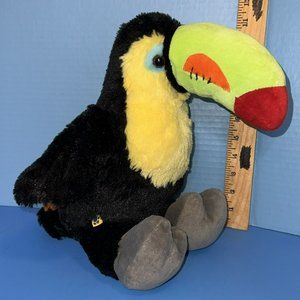 Build A Bear Toucan Tropical Bird Multicolor 14" Plush Stuffed Animal Zoo BAB